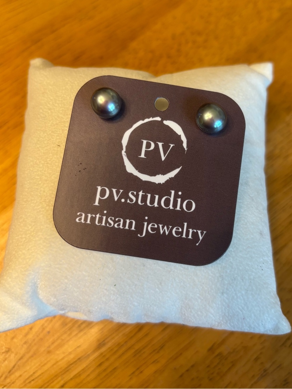 PV Studio Artisan Jewelry South Sea Pearl Stud Earrings